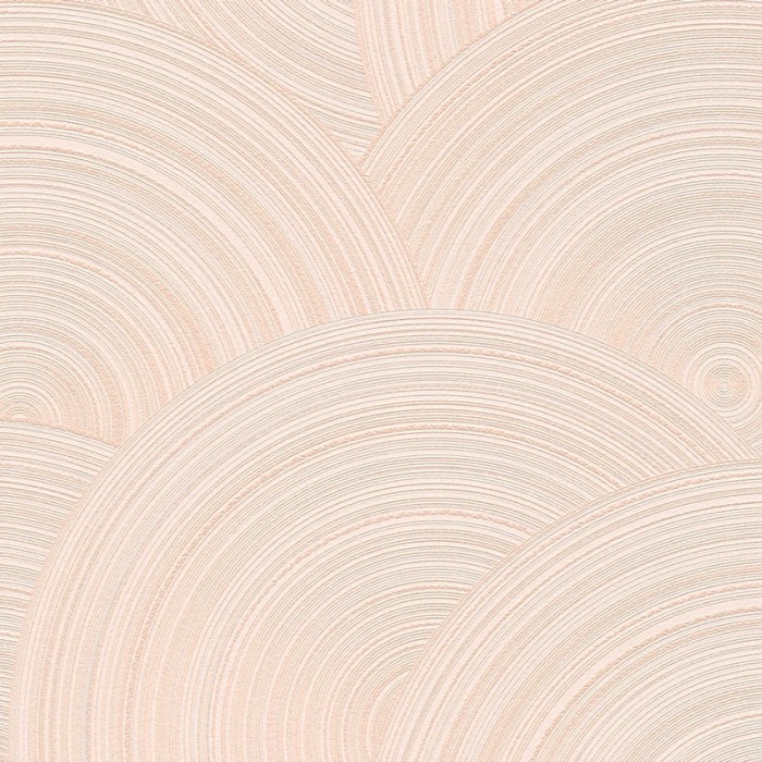 As Creation|Papel Pintado moderno con círculos rosas superpuestos|Papel Pintado