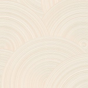 Casamance|Papier peint moderne cercles entrelacés beige|Papier Peint