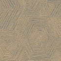 As Creation|Papier Peint motifs ethniques marron métallisé|Papier Peint