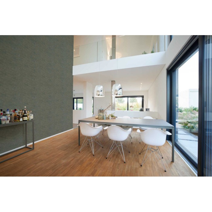 As Creation|Papel Pintado look étnico verde metalizado|Papel Pintado