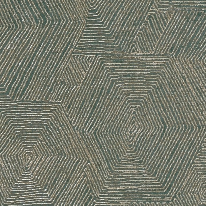 As Creation|Papier Peint look ethnique vert métallisé|Papier Peint