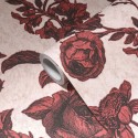 As Creation|Papier Peint roses vintage rouges|Papier Peint