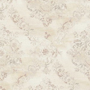 Pip Studio|Beige Damasttapete mit goldenen Ornamentmotiven|Damast