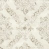 As Creation|Papier Peint damas blanc crème avec médaillons|Papier Peint