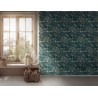 As Creation|Wallpaper damask in metallic green and gold|Wallpaper