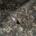As Creation|Wallpaper black damask with gold ornaments|Wallpaper
