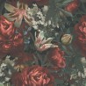 As Creation|Wallpaper floral with red roses and tulips|Vintage Flowers