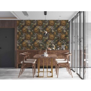 As Creation|Wallpaper floral with red roses and tulips|Vintage Flowers 2