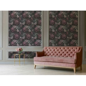 As Creation|Wallpaper floral with red roses and tulips|Vintage Flowers 2