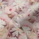 As Creation|Papier Peint collage de fleurs japonaises roses et blanches|Papier Peint