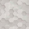 As Creation|3D white honeycomb-shaped geometric Wallpaper|3D Effect