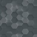 As Creation|Wallpaper 3D effect gray and black geometric shapes|3D Effect