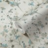 As Creation|Papier Peint plantes sauvages avec petites fleurs bleues|Romantique