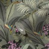 As Creation|Papier Peint jungle avec plantes et oiseaux tropicaux|Tropical