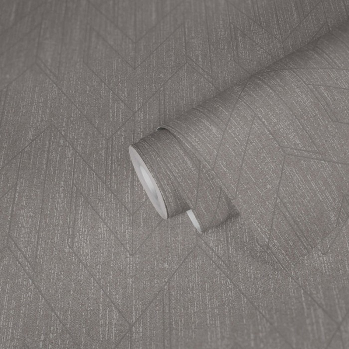 Architects Paper|Moderne Tapete Textiloptik steingrau|Tapeten