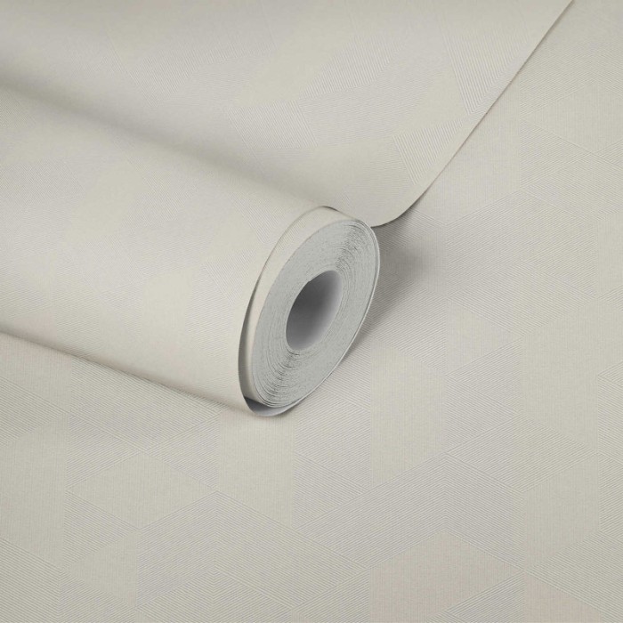 Papel pintado blanco crema efecto textil - Architects Paper Villa 375611