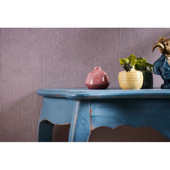 Architects Paper|Papier peint effet textile entrelacé tons lilas et violet|Papier Peint