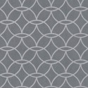 Papel pintado moderno de círculos gris efecto brillo - Architects Paper Villa 375645