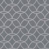Papel pintado moderno de círculos gris efecto brillo - Architects Paper Villa 375645