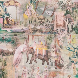 Papeldecor|Papier Peint motifs hindous exotiques|Papier Peint