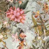Papeldecor|Papier Peint jungle fleurs vert rose|Papier Peint