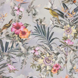 Eijffinger|Skandinavische Tapete mit Wellen Relief in Beige|Romantisch