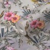 Papeldecor|Wallpaper exotic bird flowers|Wallpaper