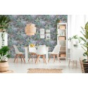 Papeldecor|Wallpaper watercolor green jungle birds|Wallpaper