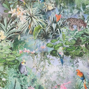 Papeldecor|Tapete Flora Fauna tropische Vögel|Tapeten