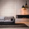 Papeldecor|Wallpaper black and white bathroom tiles|Wallpaper