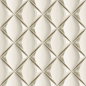 Grandeco|Modern 3D light gray wallpaper|Modern