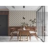 Papeldecor|Bright beige modern 3D Wallpaper|Wallpaper