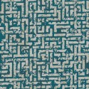 Papeldecor|Tapete Labyrinth Relief Grün Beige|Tapeten