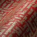 Papeldecor|Wallpaper red and gold labyrinth|Wallpaper