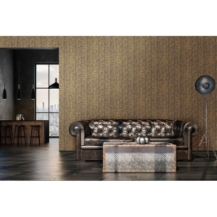 Papeldecor|Wallpaper ethnic shiny golden brown|Wallpaper