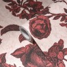 Papeldecor|Wallpaper red roses pink background|Wallpaper