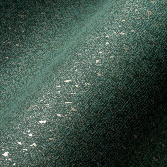 Papeldecor|Papel Pintado textil verde con dorado|Papel Pintado
