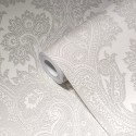 Papeldecor|Tapete Damast im hellen Boho-Stil|Tapeten