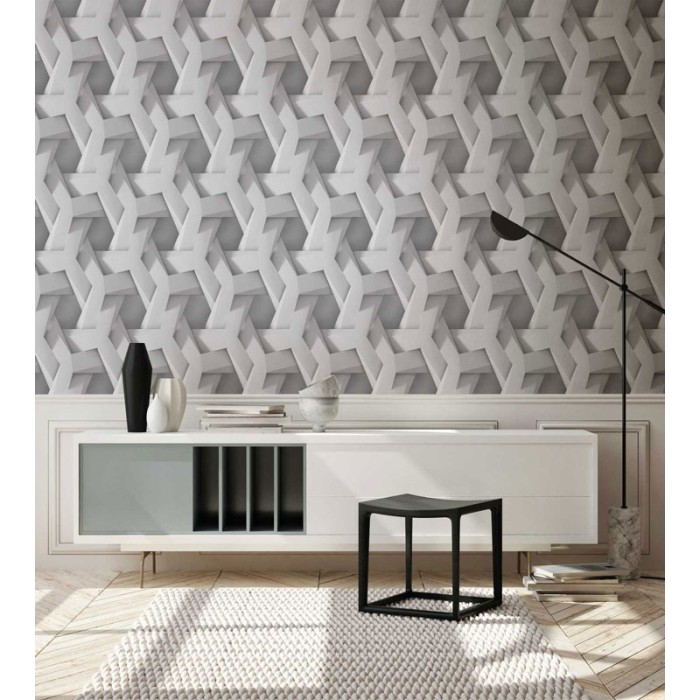 Papeldecor|Papel Pintado hormigón estructura 3D|Papel Pintado