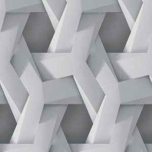 Casadeco|Plain wallpaper with raw white textile look|Wallpaper