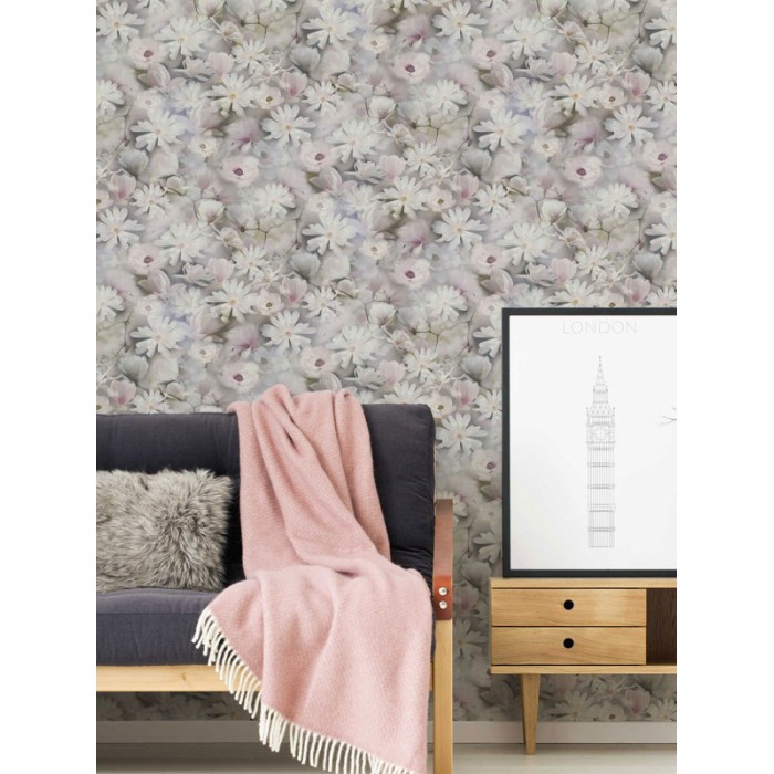 Papeldecor|Delicate Japanese-style floral Wallpaper|Wallpaper