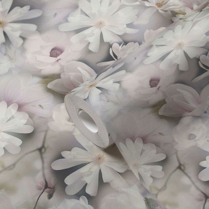 Papeldecor|Delicate Japanese-style floral Wallpaper|Wallpaper