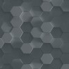 Papeldecor|Tapete geometrische Formen in Grau und Schwarz|Tapeten