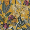 Papeldecor|Papier Peint feuilles tropicales moutarde|Papier Peint