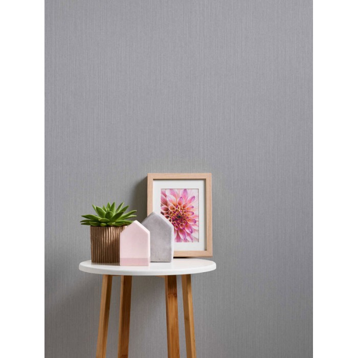 Papeldecor|Tapete hellgraue glänzende Streifen|Tapeten