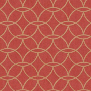 Caselio|Grüne Kreise Tapete mit retro Touch|Kreisen