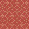 Papeldecor|Tapete geometrisch rot-gold|Tapeten