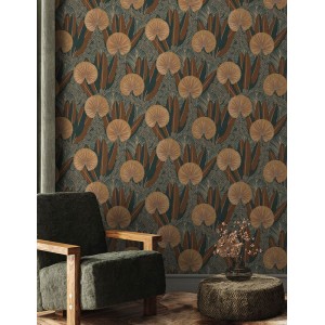 Pip Studio|Chic wallpaper with details of flowers and small circles|Wallpaper 2