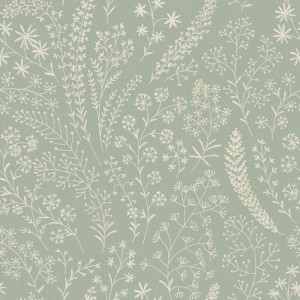 Grandeco|Floral wallpaper Scandinavian gray flowers|Wallpaper