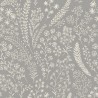 Grandeco|Papier peint floral scandinave fleurs grises|Papier Peint